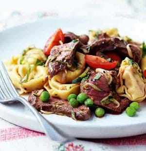 Beef and Pasta Salad with Chilli and Coriander Dressing