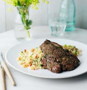 Rump Steaks with Lemon Grass and Ginger