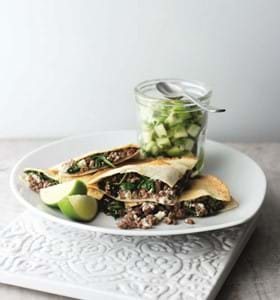 Spiced Lamb Quesadillas