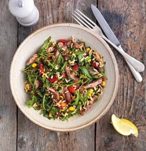 Harissa Lamb and Rice Salad